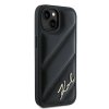 Karl Lagerfeld KLHCP15MPQDSMGK iPhone 15 Plus / 14 Plus 6.7 czarny/black hardcase Diagonal Quilted Script